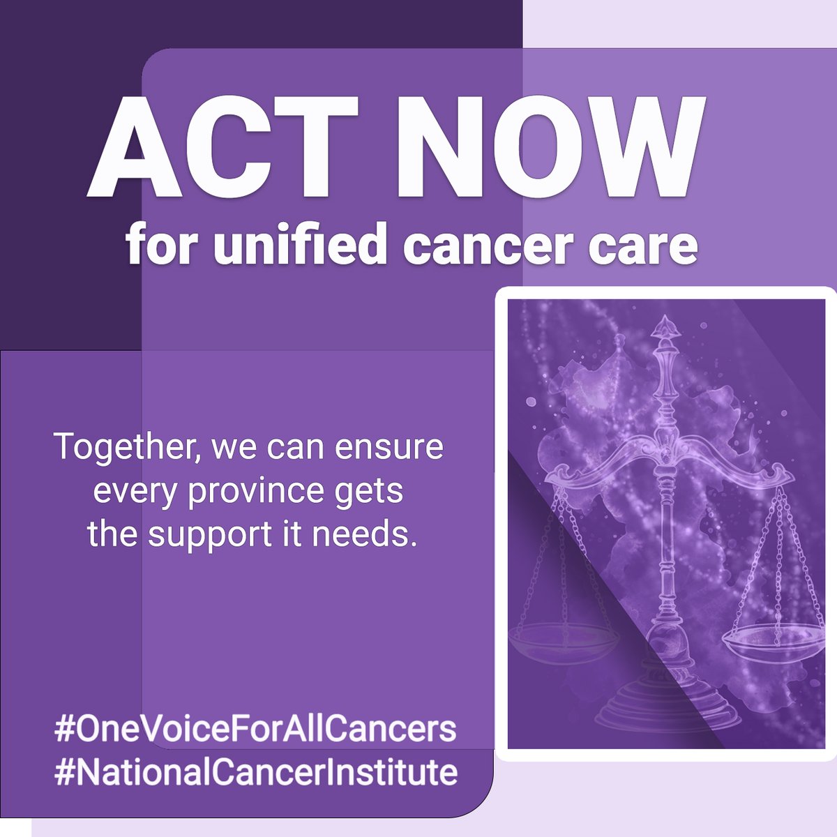 CANSA, together with <a href="/Cancer_ZA/">Cancer Alliance ZA</a>  joins the call to establish a National Cancer Institute to serve as a coordinating mechanism for equitable cancer prevention, early detection, and care. 

#OneVoiceForAllCancers #NationalCancerInstitute #FightingCancerTogether #CANSAAdvocacy