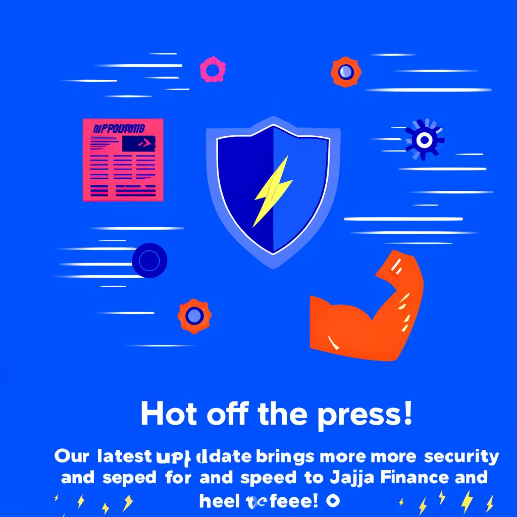 jajalending's tweet photo. Hot off the press! 📰

 Our latest update brings more security and speed to JAJAwwFinance. Update now and feel the power! 💪🔒 #DeFi #CryptoLending #BNBChain https://t.co/i3eqfH8Ut3