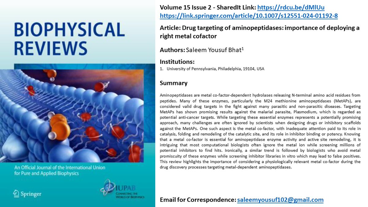 Biophysical_Reviews tweet media