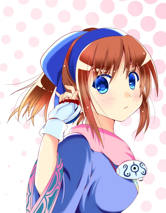 ポニーテールの日にアップしたかった修羅リムルル。#リムルル#サムライスピリッツ #格ゲーキャラ描こうぜ 