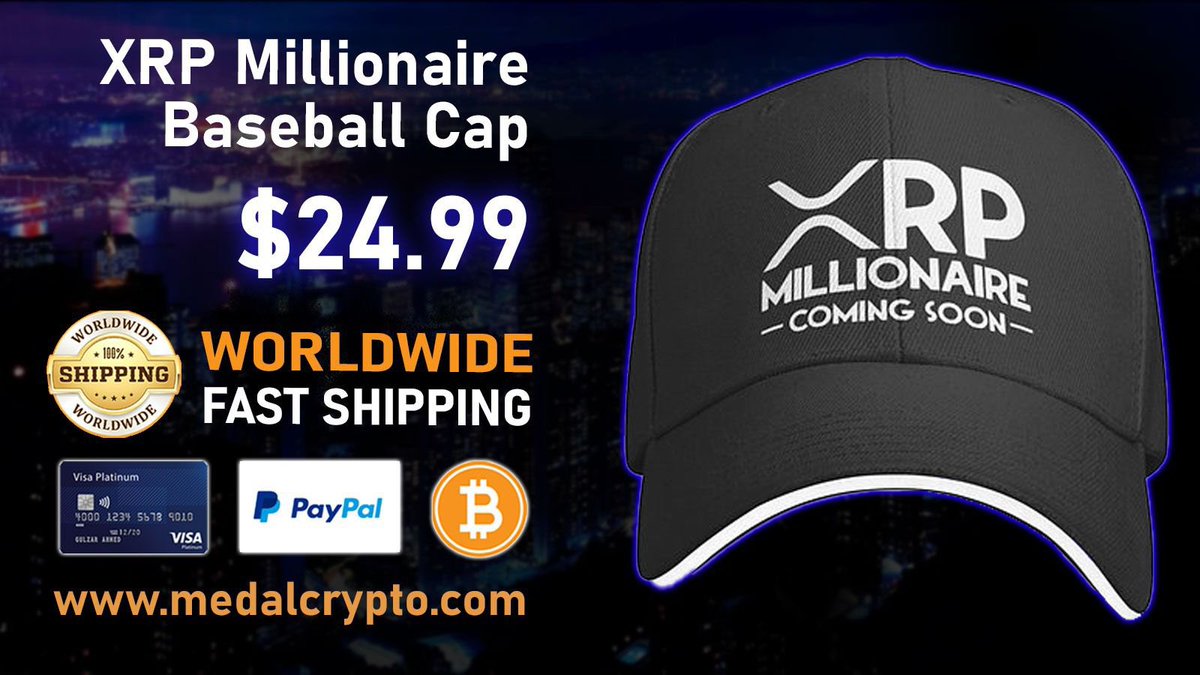 RippleXrpie's tweet image. 🚨 #XRP to $0.50 again 💸

I wear my XRP shirt loud and proud and I show off my gold XRP medal! 🥇

Everything XRP is on: medalcrypto.com 

🛫Worldwide shipping!!🛬