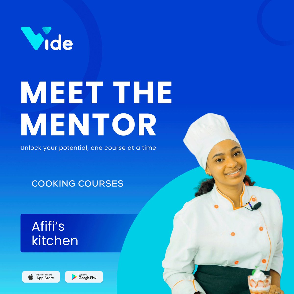 vide_app's tweet photo. 👩‍🍳✨ Embark on a delicious journey with @afifis_kitchen! Award-winning cook and passionate instructor bringing global cuisines to your kitchen. 🌍🍲 Join us on @Vide_app and discover the joy of cooking from home! #CookingClasses #OnlineCooking #CulinaryJourney #videapp https://t.co/wDp2uRB7LR