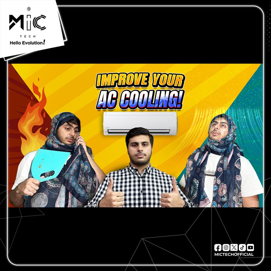 mictechofficiaI's tweet image. How to Improve AC Cooling | AC Cooling Tips - Comedy Skit

For Full Video Link in Bio!

#accooling #accoolingtips #airconditionercooling #hotsummer #helloevolution
