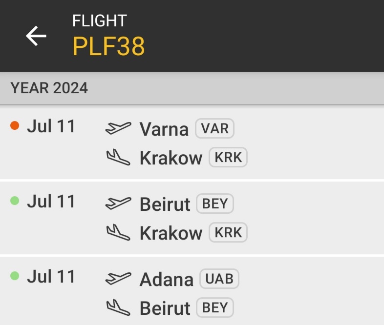 LebanonJets's tweet photo. Correction callsign today is #PLF38 https://t.co/XvqJXooaPU