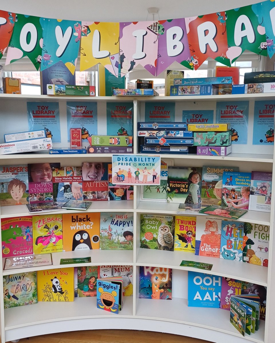 corkcitylibrary's tweet photo. July is Disability Pride Month. 🌈✨
Hollyhill Library have selected a range of children’s books that celebrate people with disabilities. Discover these stories on your next visit. 📚
#CorkCityLibraries #HollyhillLibrary #DisabilityPrideMonth https://t.co/bPLHAH5ON8
