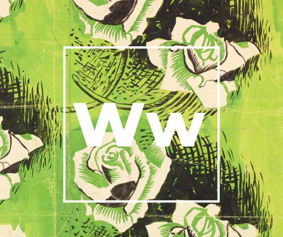 W is for White Rose
Vibrant painted on paper desing by Graham Sutherland. Designed in the 1940s for Helios.
#TextileDesigns #TextileHistory #TextileArchive #Colour #Interiors #FloralDesign