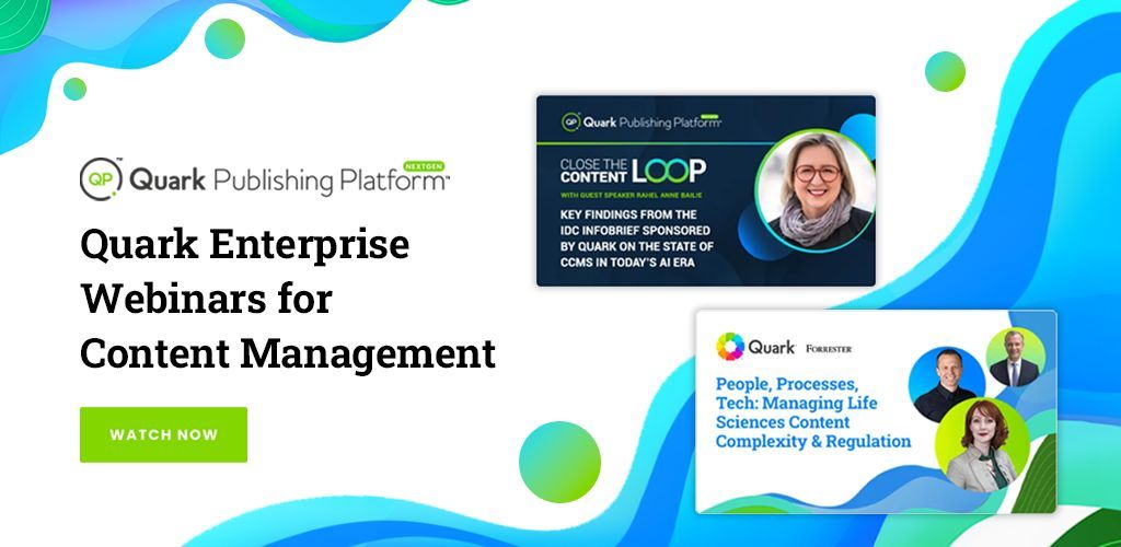 QuarkNews's tweet image. Have you checked out our new page dedicated to all our enterprise webinars? 🌟 

Discover all our on-demand and upcoming webinars from content complexity to omnichannel publishing.

Check them out  - buff.ly/3RVSc2X

#QuarkWebinars #EnterpriseContent #ContentLifecycle
