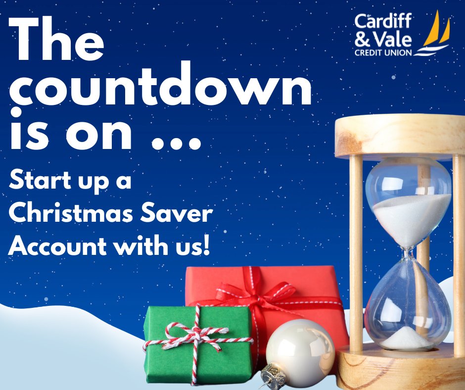 CardiffValeCU (@cardiffvalecu) on Twitter photo Make this Christmas a little easier by setting up a Christmas Saver account.
There will be a withdrawal fee until November so that your savings pot can grow and grow...
For more information, contact us here:
☎️ 029 2111 1720
📲 ccu@cardiffcu.com
🖥️ cardiffcu.com Make this Christmas a little easier by setting up a Christmas Saver account.
There will be a withdrawal fee until November so that your savings pot can grow and grow...
For more information, contact us here:
☎️ 029 2111 1720
📲 ccu@cardiffcu.com
🖥️ cardiffcu.com
