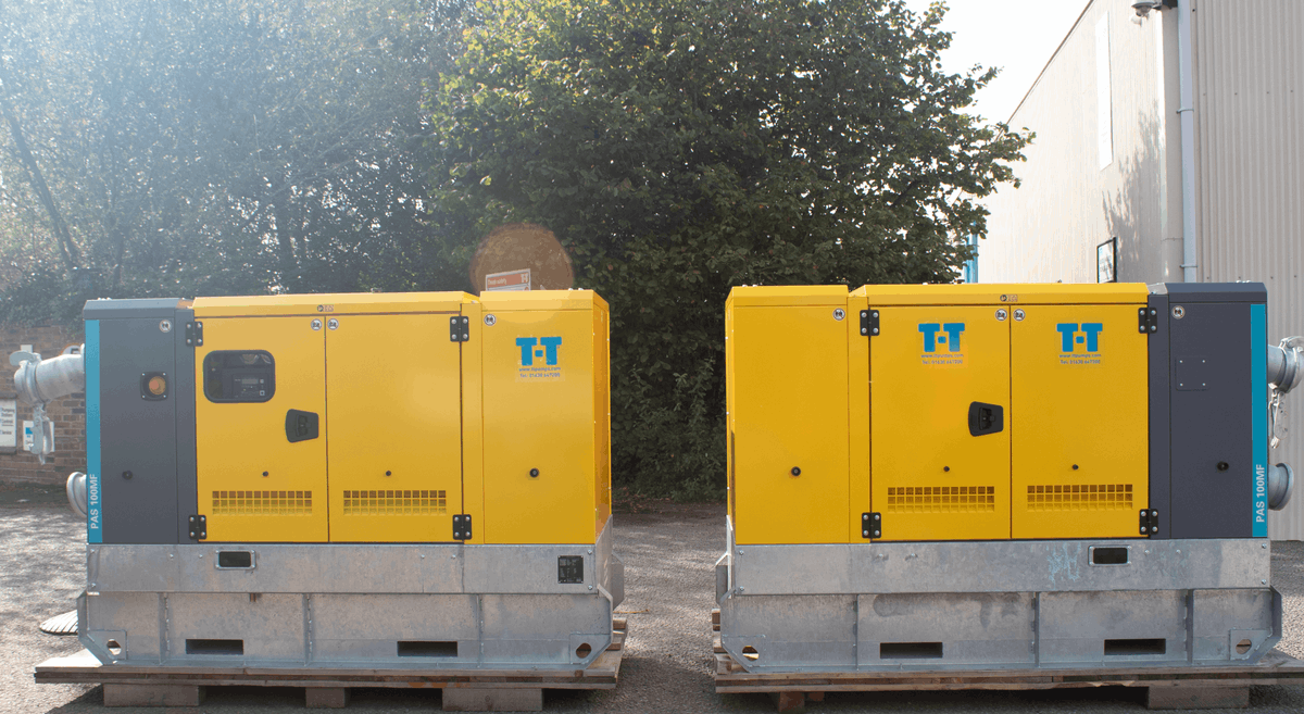 Our pumping experts specified this lovely pair of acoustic canopies and diesel-driven pumps for surface drainage on a flood-prone East London highway.

Read more in our Knowledge Hub 👉 ttpumps.com/knowledge-hub/…

#Drainage #Flooding #SurfacePump #AcousticCanopies