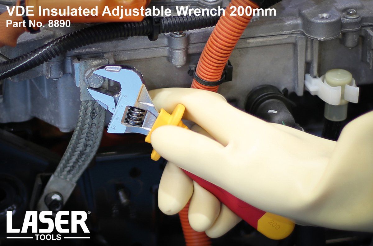 Also added to the range, is this insulated adjustable spanner featuring an easy to read measuring scale, to allow for the width to be pre-set, with a range of 0 to 30mm.

Available now from your local Laser Tools stockist. (Part No. 8890).

toolc.uk/8890

#LaserTools
