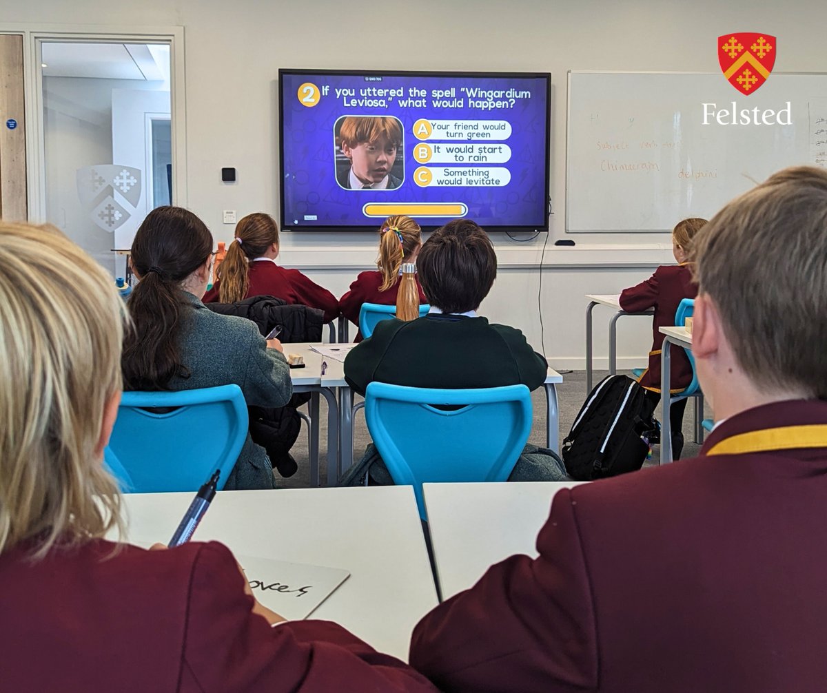 FelstedSchool's tweet image. 🛡️⚔️It was a joy to invite local Yr 5 pupils to discover the ancient world at our first ever @ClassicsFelsted Experience Day! They unearthed Roman artefacts, learnt the Latin behind Harry Potter’s spells &amp;amp; met a Greek soldier! Read more: bit.ly/Felsted-Classi…
#FelstedAdventure