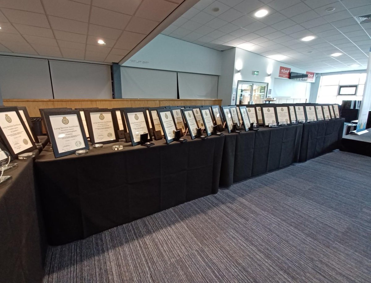 YorksAmbulance's tweet photo. Today is our Long Service and Retirement Awards, which congratulates staff on 20, 30, 40 and 50 years of service in the NHS, and celebrates those who have reached their retirement.

#YASLSA https://t.co/SkfAzI98nV
