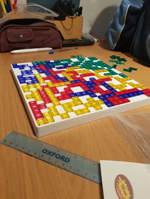 Blokus is a great way to end a lesson. It's a game that helps students with special awareness as they place with rotations and reflections.