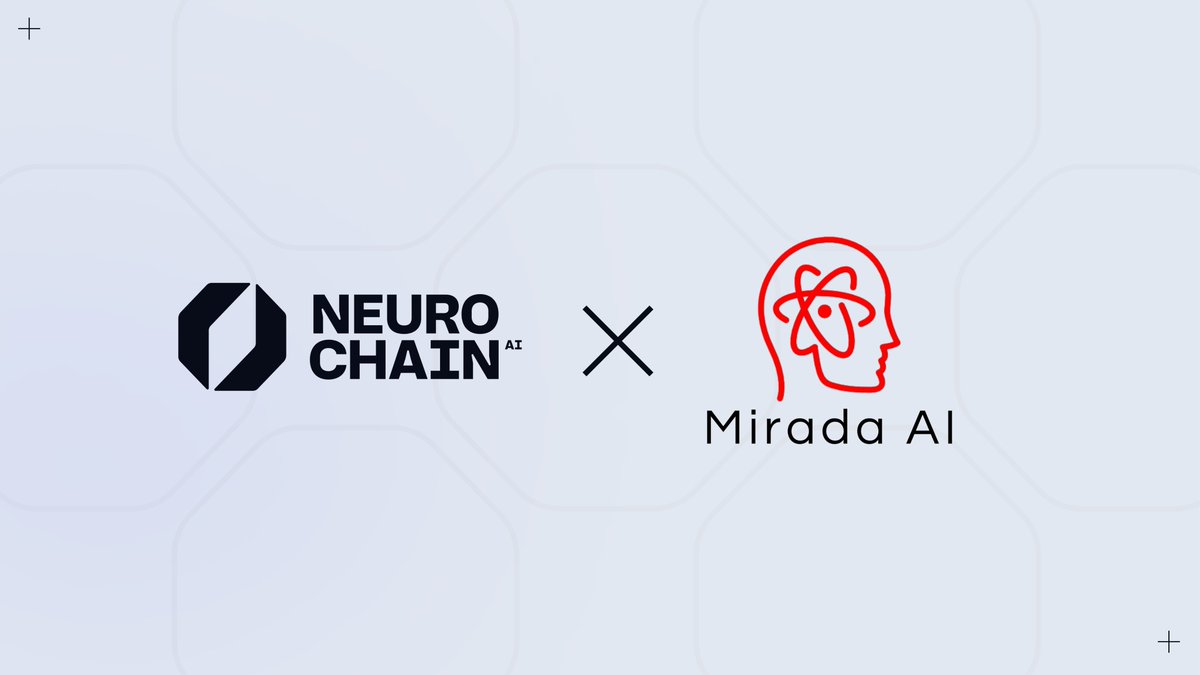 NeurochainAI's tweet photo. Super excited to announce a strategic partnership with @miradaai🥳

Mirada AI is a powerful decentralized AI platform, with reduced censorship & biases, better privacy, and seamless API & SDK.

We're teaming up to push the boundaries of AI and blockchain, enhancing decentralized AI and driving innovation forward🤖

Stay tuned for more updates👀
