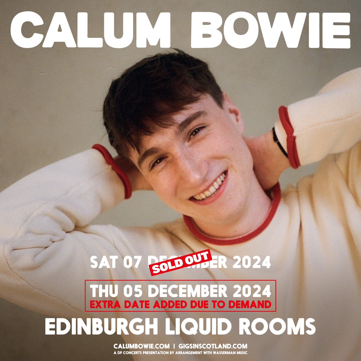 Edinburgh night 2 tickets up now!! Grab em while you can 🙂‍↔️

🎟️: ticketweb.uk/event/calum-bo…