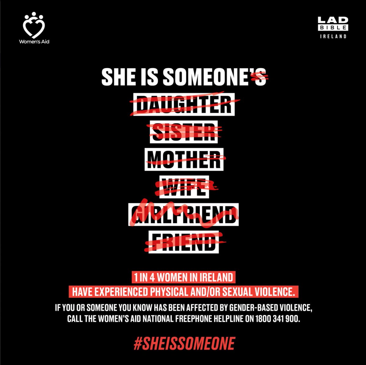 TooIntoYou's tweet photo. 1 in 4 women have been abused by a current or former partner.
Abuse can be
💔 physical
💔 sexual
💔 emotional
If you or a friend have been affected, you can use our confidential chat service at https://t.co/YrIO1pkc3G.
We're here for you.❤️#SheIsSomeone #TooIntoYou https://t.co/IciwtvUoKz