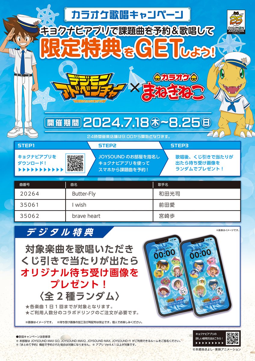 デジモン　まねきねこ Amazon.co.jp: デジモンアドベンチャー 竹之内 空 コースター