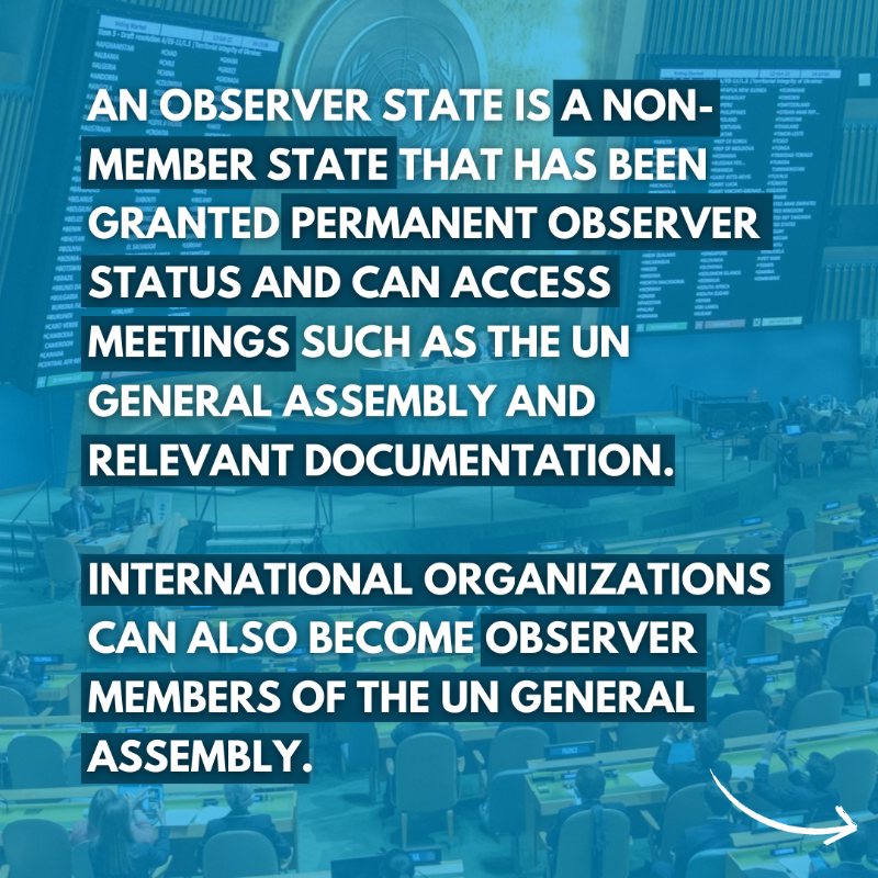 UNinBrussels's tweet photo. The EU and UN have a long relationship based on mutual values. But is the EU a member of the UN? Discover the role the EU plays at the UN 🇺🇳🇪🇺 ⤵️