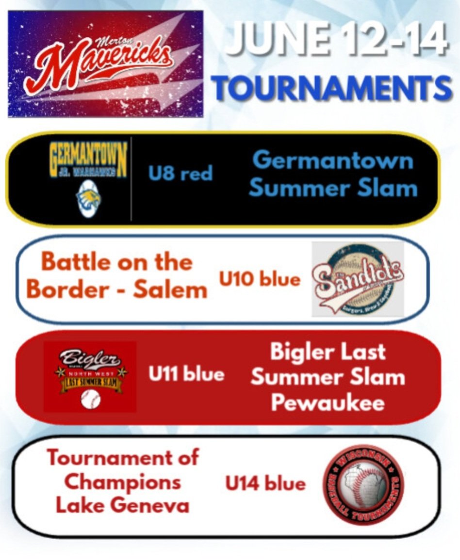 actdirMAA's tweet image. 8 Fillies teams and 4 Mavericks teams have tournaments this weekend. Many local tourneys but some going as far as Bettendorf Iowa. Good luck to all 12 teams!