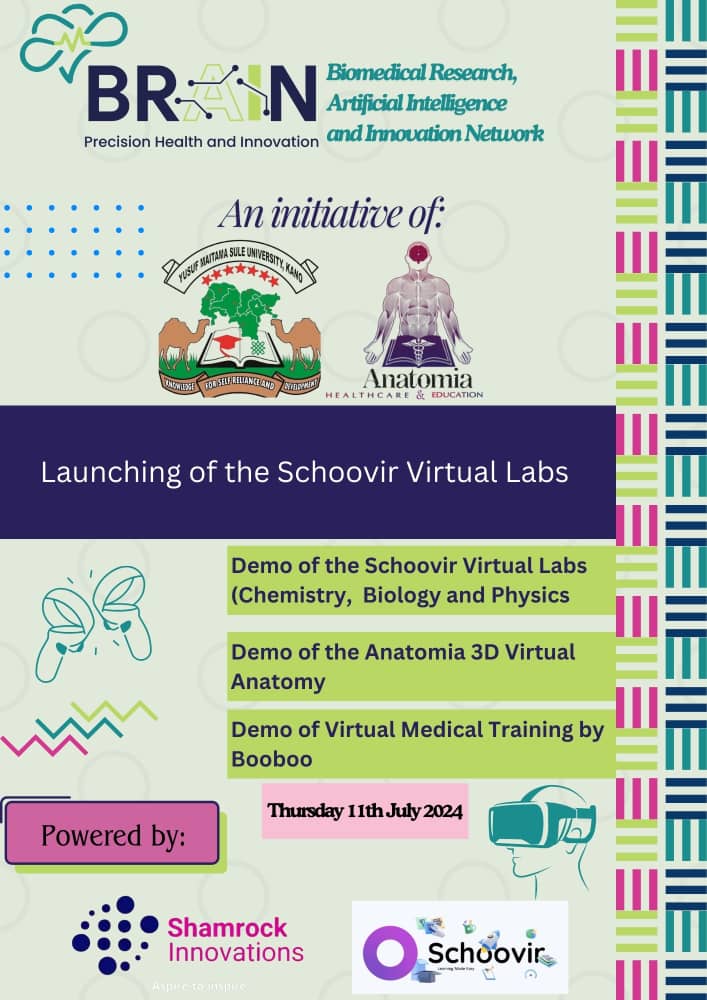 Join Us today as we Launch and demo of Schoovir Virtual Labs at Yusuf Maitama Sule University Kano.