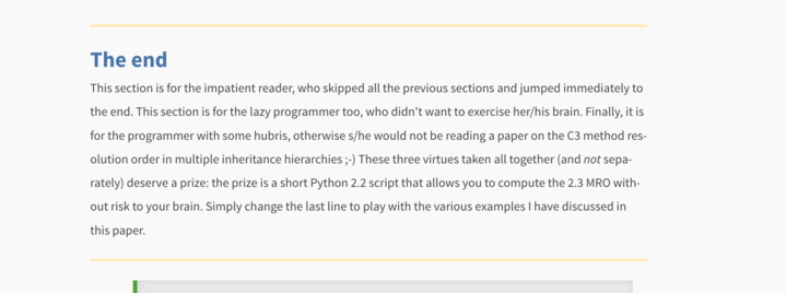 johnkantius's tweet photo. Hats off to Michele Simionato for this section
😄

https://t.co/gd98O8repH
#Python https://t.co/lv28aUuLjr