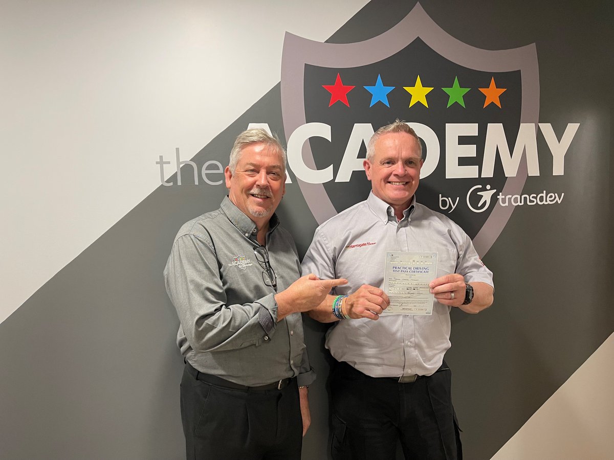 🥳A huge congratulations to Francis, our brand new bus driver to <a href="/harrogatebus/">The Harrogate Bus Company</a>. A massive thank you to his instructor, Dave, for getting Francis to this point. 🎉Make sure you keep a look out for Francis driving your bus soon!🙌