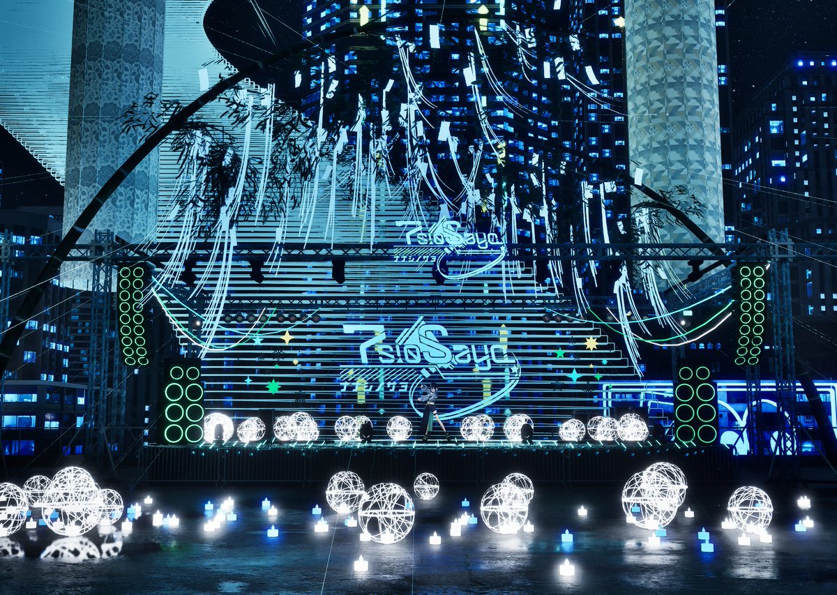 ライブ背景の制作の楽しさに目覚めたかもしれない…✨