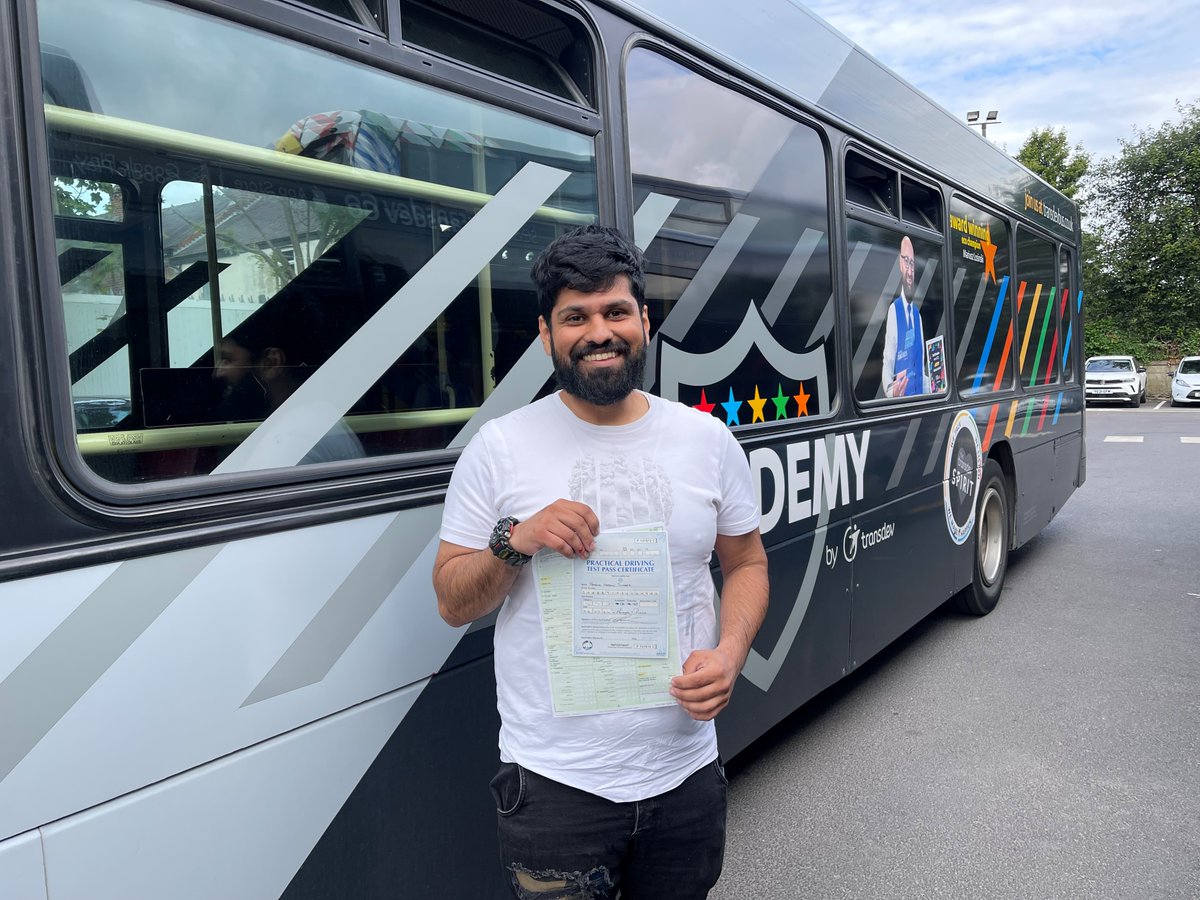 🥳A huge congratulations to Harry, our brand new bus driver to <a href="/harrogatebus/">The Harrogate Bus Company</a>. A massive thank you to his instructor, Rob, for getting Harry to this point. 🎉Make sure you keep a look out for Harry driving your bus soon!🙌
