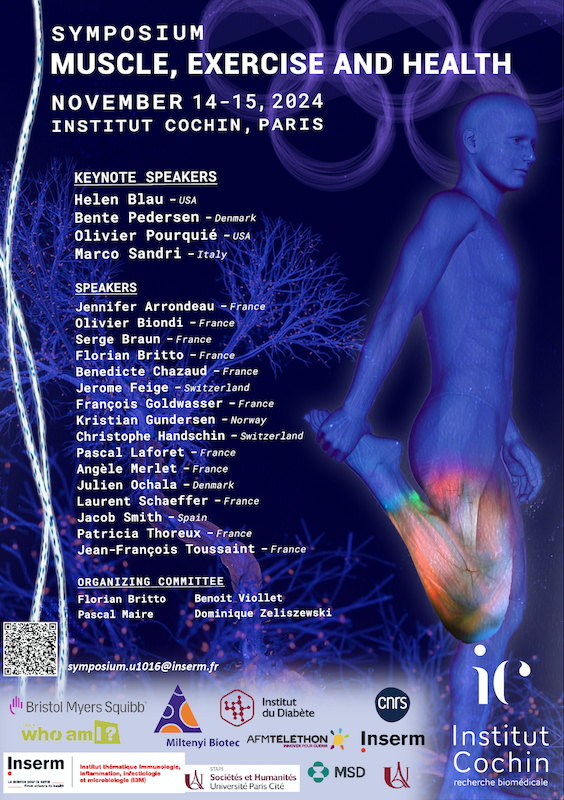 Institut Cochin (@institutcochin) on Twitter photo #Symposium <a href="/InstitutCochin/">Institut Cochin</a> Muscle, Exercise & Health, Nov 14 & 15, 2024. About #muscle studies and consequences of physical activity on aging, neuromuscular diseases, cardiovascular pathologies, cancer and diabetes
institutcochin.fr/en/animation/s…
<a href="/CNRSbiologie/">CNRS Biologie</a> <a href="/InsermIDF/">Inserm Île-de-France</a> <a href="/univ_paris_cite/">Université Paris Cité</a> #Symposium <a href="/InstitutCochin/">Institut Cochin</a> Muscle, Exercise & Health, Nov 14 & 15, 2024. About #muscle studies and consequences of physical activity on aging, neuromuscular diseases, cardiovascular pathologies, cancer and diabetes
institutcochin.fr/en/animation/s…
<a href="/CNRSbiologie/">CNRS Biologie</a> <a href="/InsermIDF/">Inserm Île-de-France</a> <a href="/univ_paris_cite/">Université Paris Cité</a>