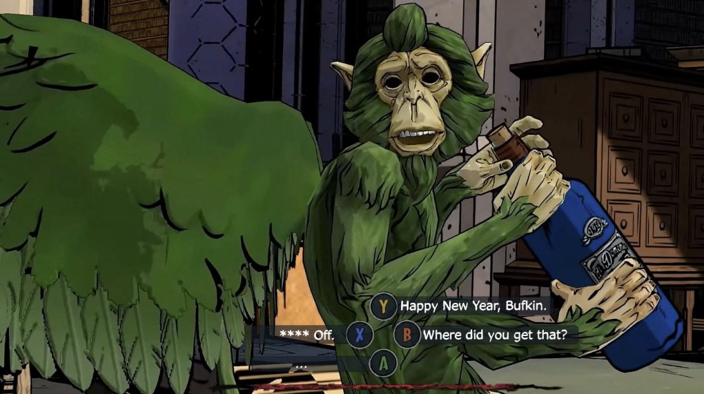 This morning's #Telltaleversary toast is dedicated to all things Bufkin — the good ol' community manager's patron saint: 

If Bufkin was in a room with you, right now, what would you tell him? No wrong answers.