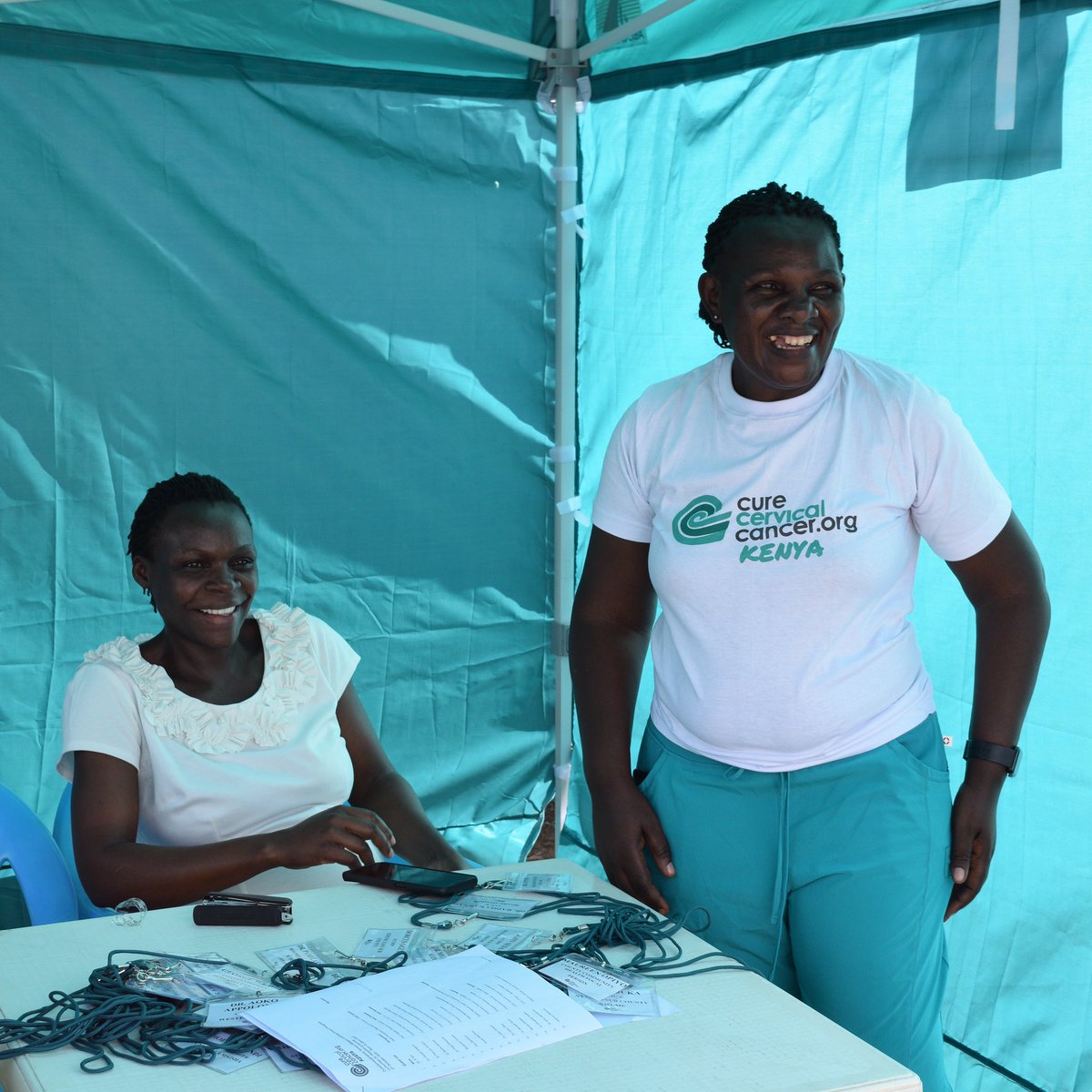 Meet our leaders driving change in Kenya's Mobile Health for Mamas program! 🌍 Dorcus, our Program Officer, ensures clinical excellence and training. Millicent, our Patient Navigator, coordinates care and supports our clients every step of the way. #HPV #CervicalCancerAwareness