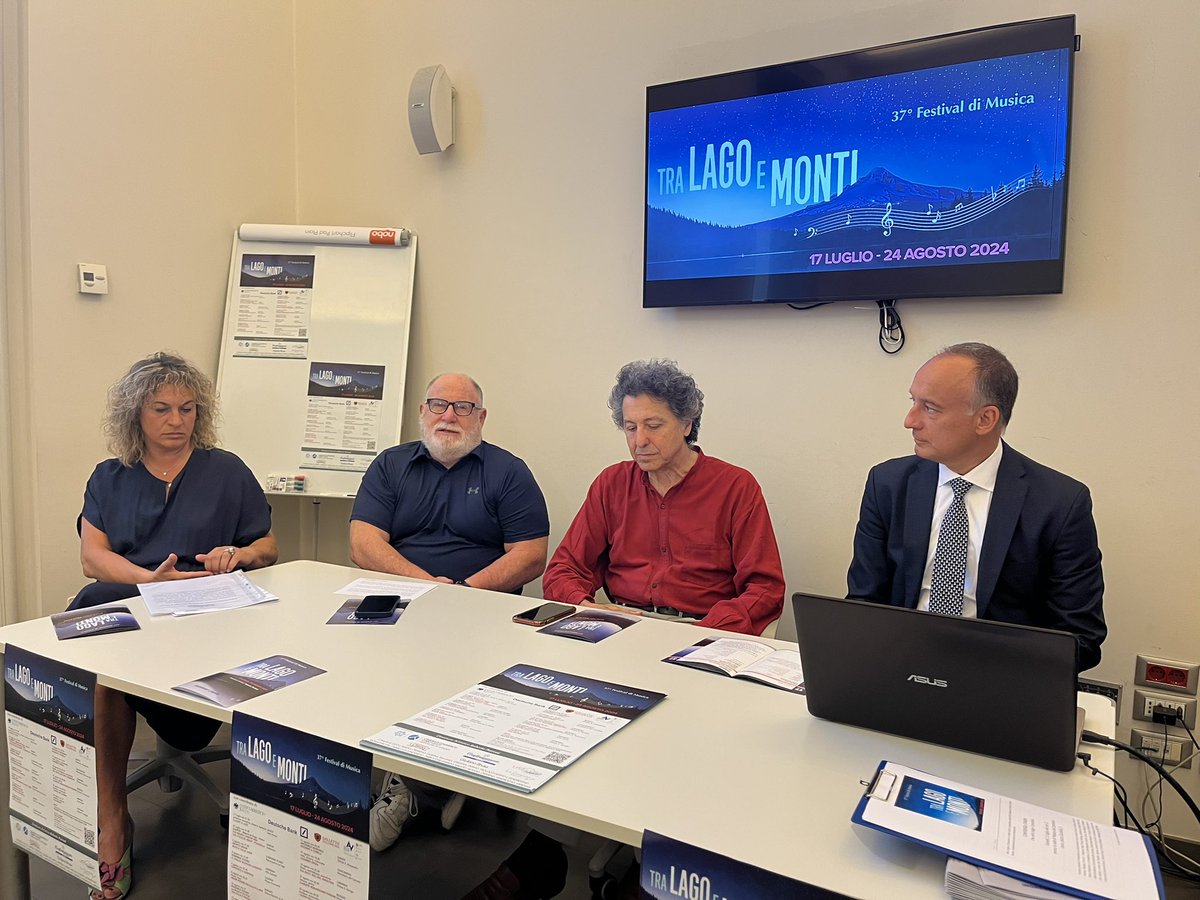 Presentazione della trentasettesima edizione del Festival di musica “Tra lago e monti”