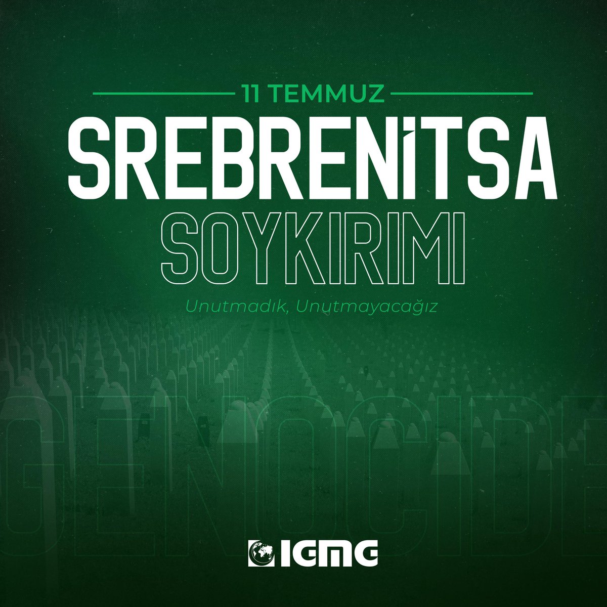 “Ne yaparsanız yapın, soykırımı unutmayın!” 

🇹🇷29 yıl önce #Srebrenitsa’da gerçekleşen soykırım, İkinci Dünya Savaşı sonrası Avrupa topraklarında gerçekleşen en büyük vahşetti. Tüm şehitlerimizi rahmetle anıyoruz. 

🇩🇪Der #Völkermord in #Srebrenica war die schrecklichste