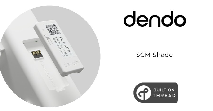 ThreadGroupOrg's tweet image. Spotlighting #ThreadCertified Product from Dendo. Dendo SCM technology makes it easier than ever to control Dendo motors from third part smart home ecosystems.
Learn more about these #BuiltOnThread products here: threadgroup.org/Certified-Prod…
#ThreadGroup #Dendo #SmartHomeDevices