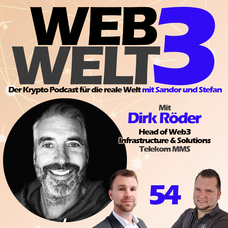 Neue Folge #Web3Welt!

Mit Dirk Röder <a href="/21hemoon/">21hemoon</a> Head of Web3 bei <a href="/mms_Blockchain/">Telekom Web3 Infrastructure & Solutions</a>!

Er war Speaker auf der CONF3RENCE und auch bei der #BTCPrague, von dem es viel sehr viel zu erzählen gibt.
Dirk und sein tolles Team sind die technischen Enabler für die Dezentralisierung! #podcast