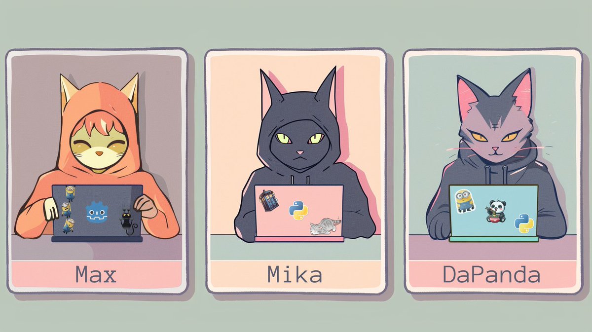 walk1m's tweet image. @codedex_io CTRL + Purr team is attending #CodedexHackathon by @codedex_io 

With @So_MaxB &amp;amp; @pokemmika , let&apos;s have some fun and see ya there!!

#hackathon