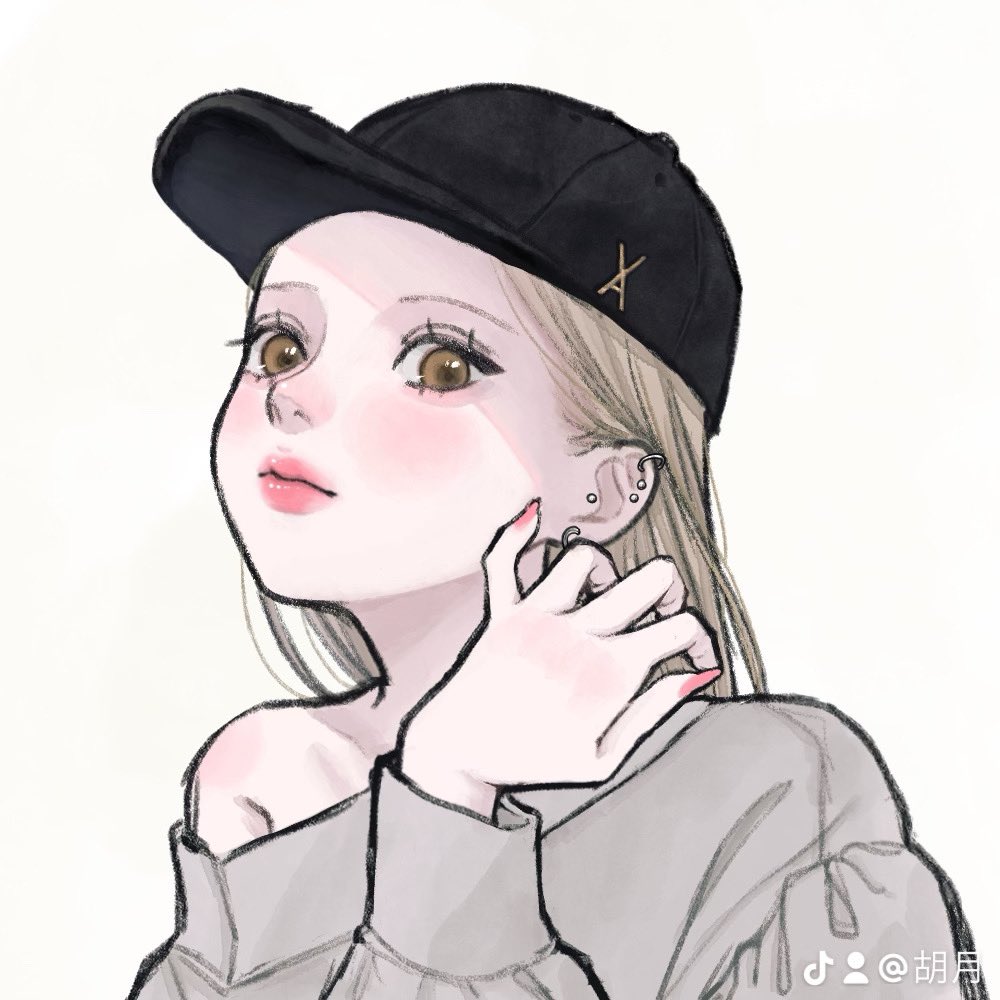 「色んな女の子落書き バレエコアファッションかわいい」|胡月のイラスト