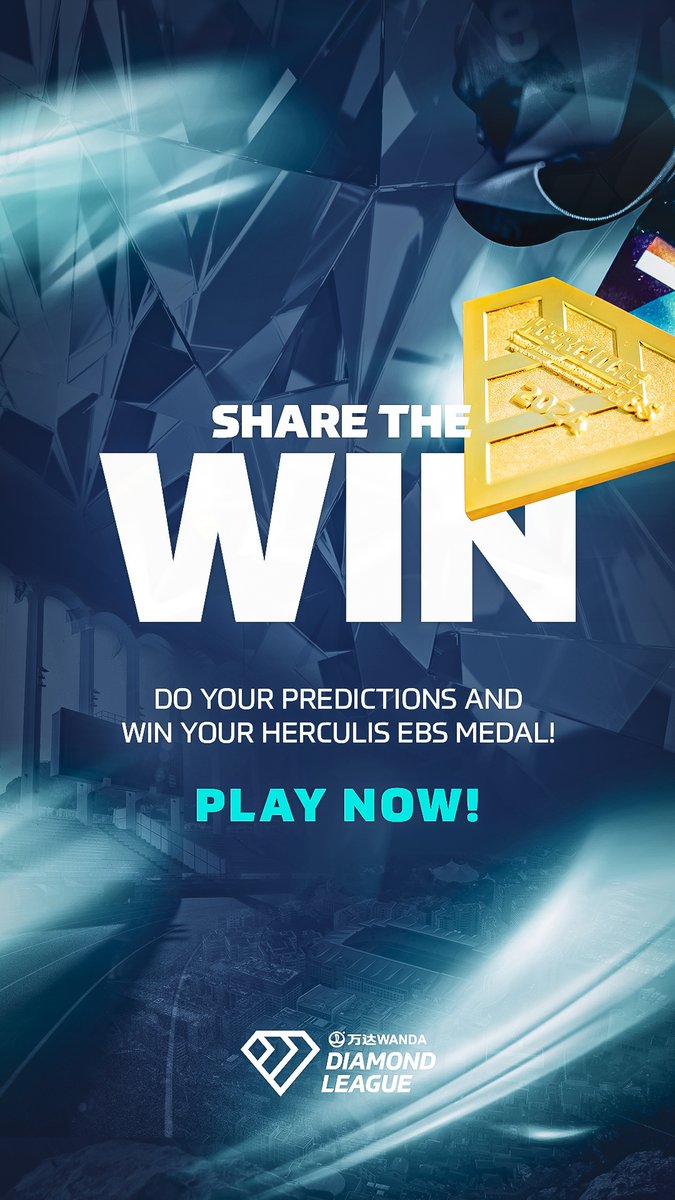Take the gold. 🥇

Join our prediction game for a chance to win this official #DiamondLeague medal!

Play now: bit.ly/4bCljj6

#MonacoDL #HerculisEBS