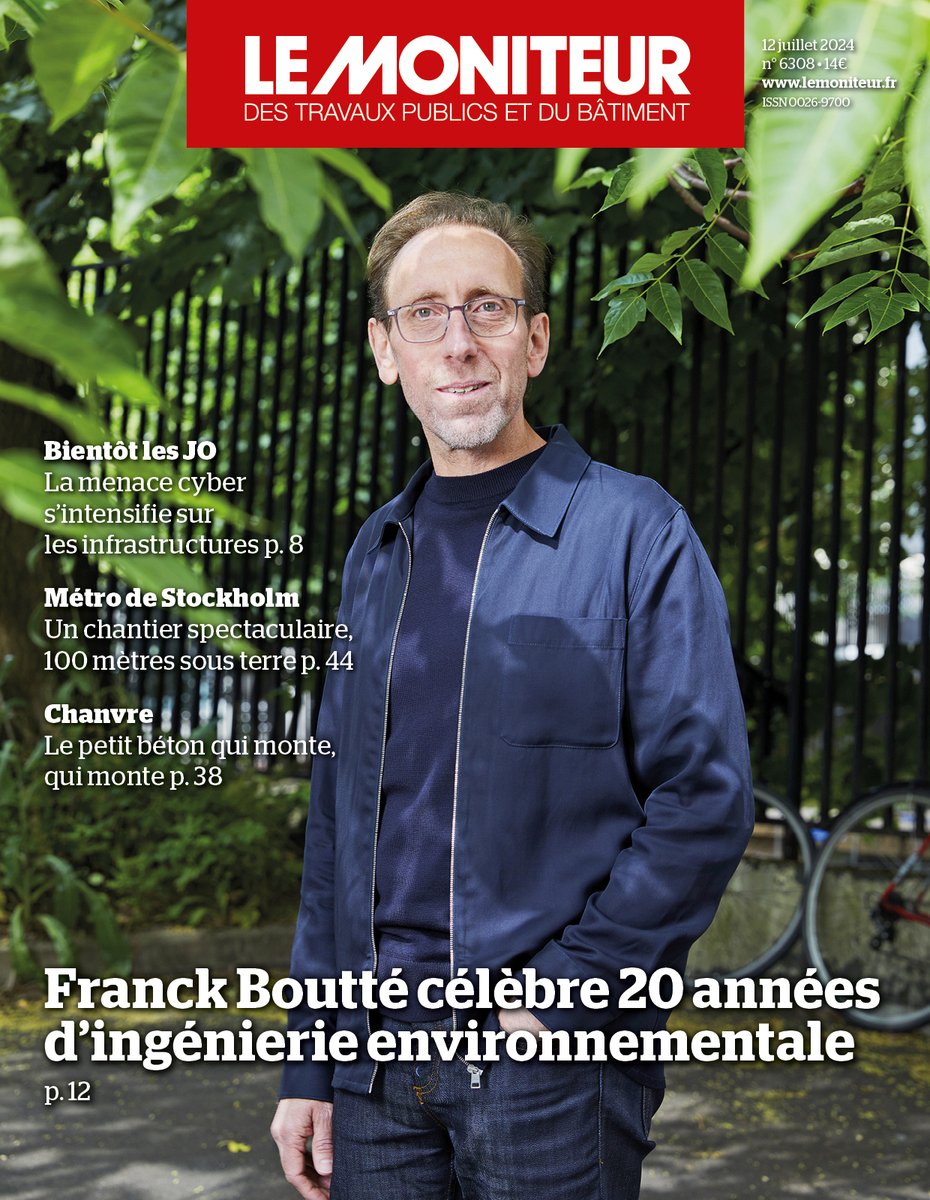 LeMoniteur (@le_moniteur) on Twitter photo A la Une du Moniteur
🔒 #Cybersécurité : infrastructures, cibles pendant les #JO2024
🗣️ <a href="/fboutte/">Franck Boutté</a> : « L’adaptation consiste souvent à retrouver des choses perdues ».
📜 Assurance : Clarification des dommages des travaux neufs et sa face cachée. #Réglementation
🌿 Béton de chanvre A la Une du Moniteur
🔒 #Cybersécurité : infrastructures, cibles pendant les #JO2024
🗣️ <a href="/fboutte/">Franck Boutté</a> : « L’adaptation consiste souvent à retrouver des choses perdues ».
📜 Assurance : Clarification des dommages des travaux neufs et sa face cachée. #Réglementation
🌿 Béton de chanvre