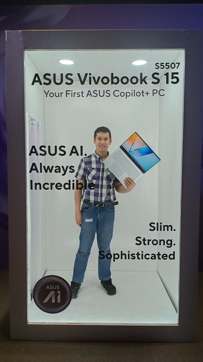 Catch2T8's tweet photo. Get ready for the AI-powered @ASUS @ASUSph Vivobook S 15 (S5507) Copilot+PC! https://t.co/BGqBglukIa #NextLevelAIIncredible #NextLevelIncredible #ASUSVivobookS15 #ASUSPH #ASUSAIPC #Snapdragon #Copilot https://t.co/0g5se3Xsg4