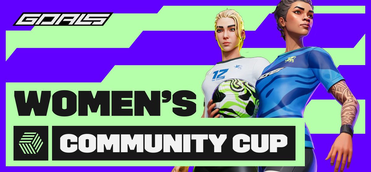 GOALS is still in pre-alpha, but we've already hosted two Community Cups. We are serious about our inclusion initiatives, and now we're hosting a Community Cup for women only. Same prize pool. Sign up on Battlefy: battlefy.com/playgoals/goal…
