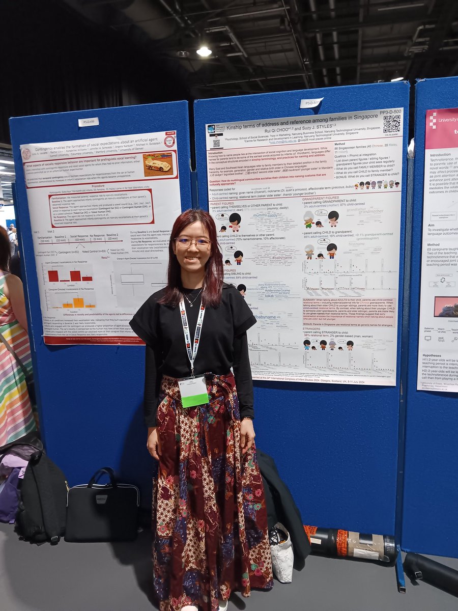 ruiqi26's tweet photo. Come by P3-D-500 to see me in my batik skirt talking about family kinship terms! Or just come and see the cute pictures 👨‍👩‍👧‍👦 #ICIS2024 https://t.co/aPXy5UqWPr