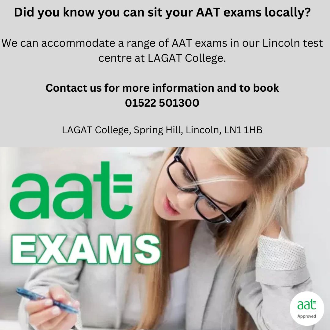 We are proud to be an @AATNews  #exam centre, and you can now book your exam directly via our website
lagat.co.uk/index.php/exam…