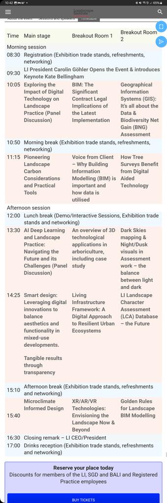 Claire Thirlwall (@thirlwallassoc) on Twitter photo Anyone at the <a href="/talklandscape/">Landscape Institute</a> #tech4landscape event - this is the timetable for easy reference Anyone at the <a href="/talklandscape/">Landscape Institute</a> #tech4landscape event - this is the timetable for easy reference