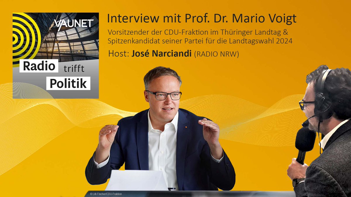 Auffindbarkeit &amp; Datenzugang sind entscheidend für Privatradio im Wettbewerb mit Big-Tech. Es brauche keine enge Regulierung über die DSGVO, sondern ein Aufbrechen v. Monopolstrukturen &amp; eine Pflicht zum Datenteilen, so <a href="/mariovoigt/">Mario Voigt</a> in #RadiotrifftPolitik👉 youtu.be/ygQc_hTgWj0