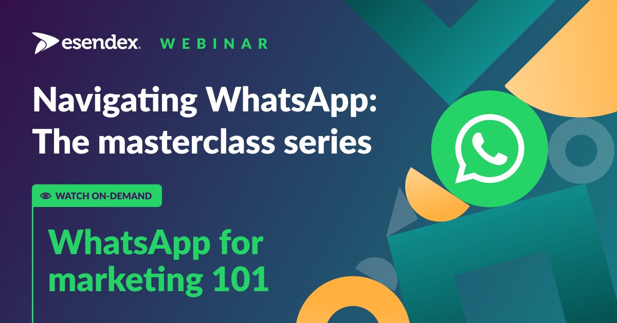 Didn't catch our WhatsApp  marketing 101 masterclass?

No problem. 
⏩ Watch it on demand: 
hubs.ly/Q02B3pHW0