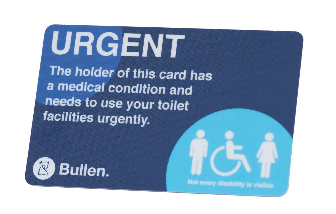 BullenHC's tweet image. Urgent Toilet Card: Access with Ease!  

Our credit card-sized Urgent Toilet Card is a convenient addition to your purse/wallet. Use it to request toilet access when needed. 

Please note: This card does not guarantee access

bit.ly/3eaJAke