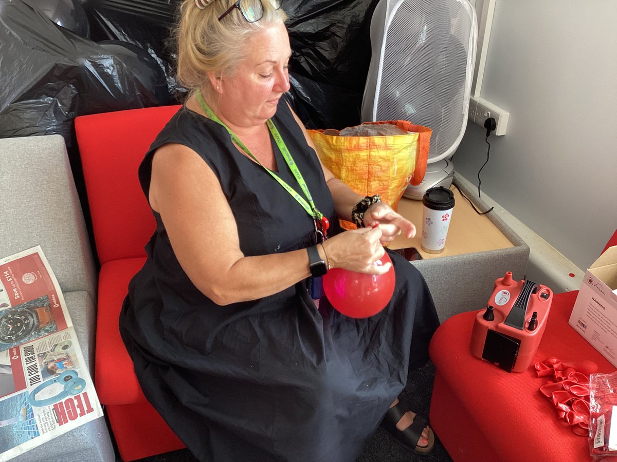 LARavensbourne's tweet photo. ๐๐ Prom is Tomorrow! ๐๐
The countdown is officially over ๐โจ Weโve been busy making everything perfect, and right now, weโre blowing up balloons to add that final touch of magic. #promtomorrow #balloonparty #prom2024 #countdowntoprom #ExcitementInTheAir #promprep https://t.co/fq3yUtwBXI