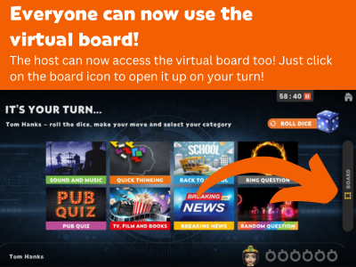 OutsmartedPlay's tweet photo. 🚀 The focus of our upgraded V 2.1 is the enhanced virtual board! 🎉 Now, anyone—including the host—can access it! 🏆 Check out some of the awesome new features below. 👇✨ #Outsmarted #GameUpdate #VirtualBoard https://t.co/JvEIGDe0FR