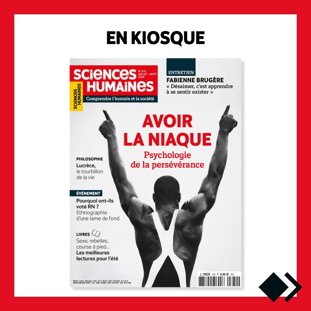 🔴 EN KIOSQUE – Avoir la niaque, psychologie de la persévérance
🍽️ Consulter le sommaire ow.ly/kBW450SvLqE
🗞️ Commander le magazine ow.ly/NLZs50SvLqG
📫 S'abonner à partir de 4,20 € ow.ly/T3CQ50SvLqJ
#scienceshumaines